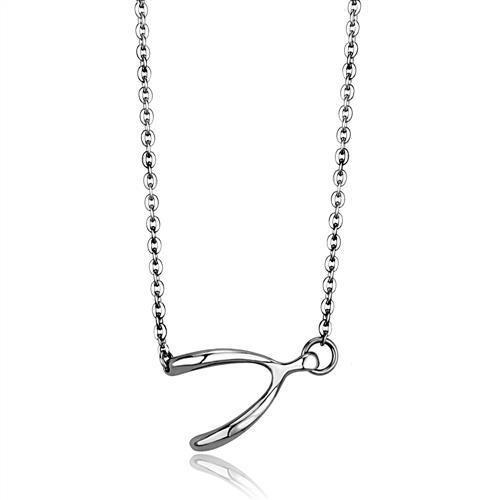 JCE2529 High polished (no plating) Stainless Steel Chain Pendant with No Stone